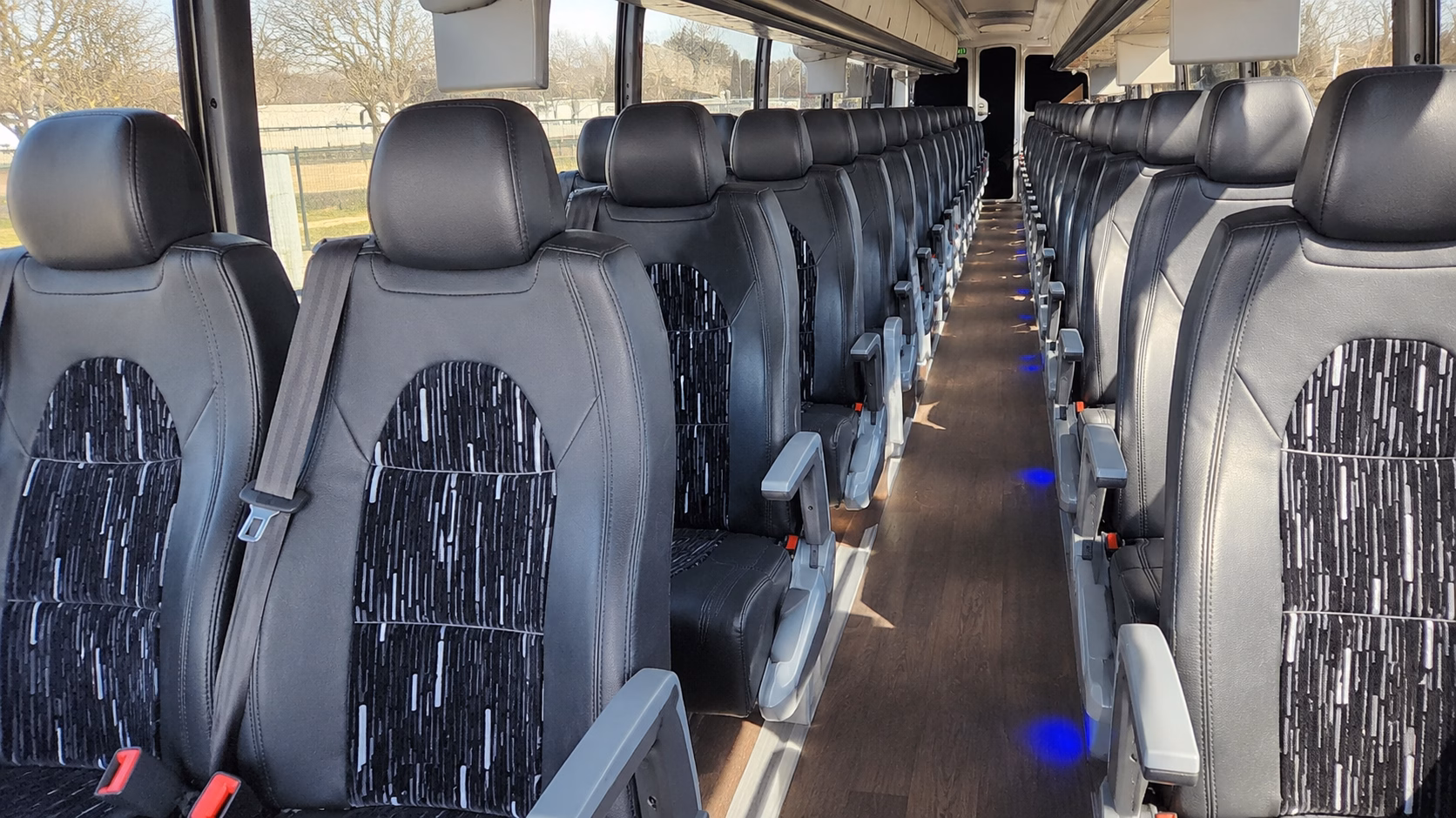 santa clara religious group transportation onboard seating