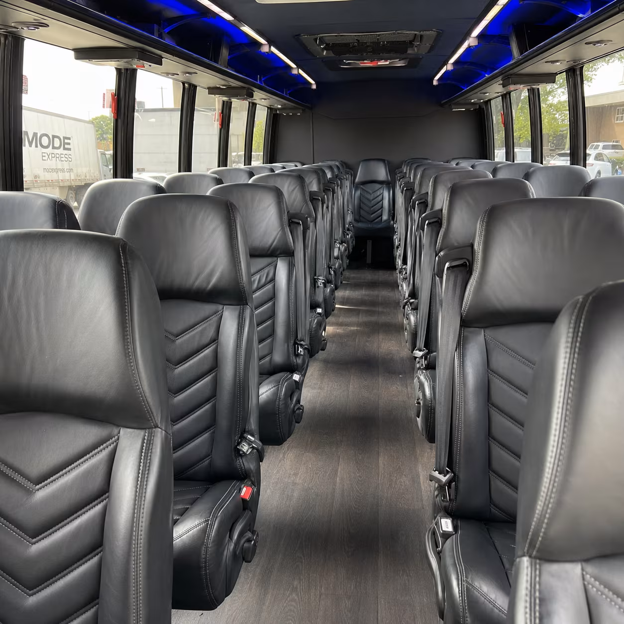 santa clara wedding transportation onboard seating